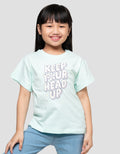 Little M Keep Your Head Kaos Anak Perempuan