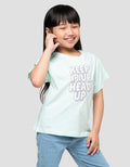 Little M Keep Your Head Kaos Anak Perempuan