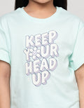 Little M Keep Your Head Kaos Anak Perempuan