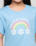 Little M Rainbow Kaos Anak Perempuan