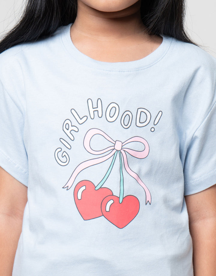 Little M Top Girlshood Kaos Anak Perempuan
