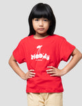 Little M Top Moody Kaos Anak Perempuan