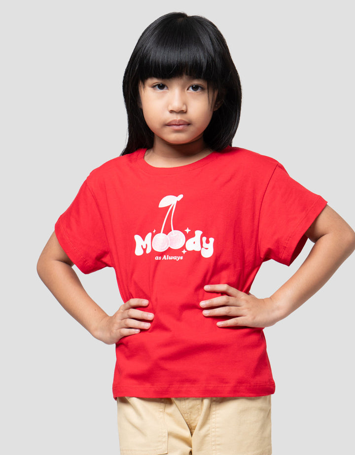 Little M Top Moody Kaos Anak Perempuan