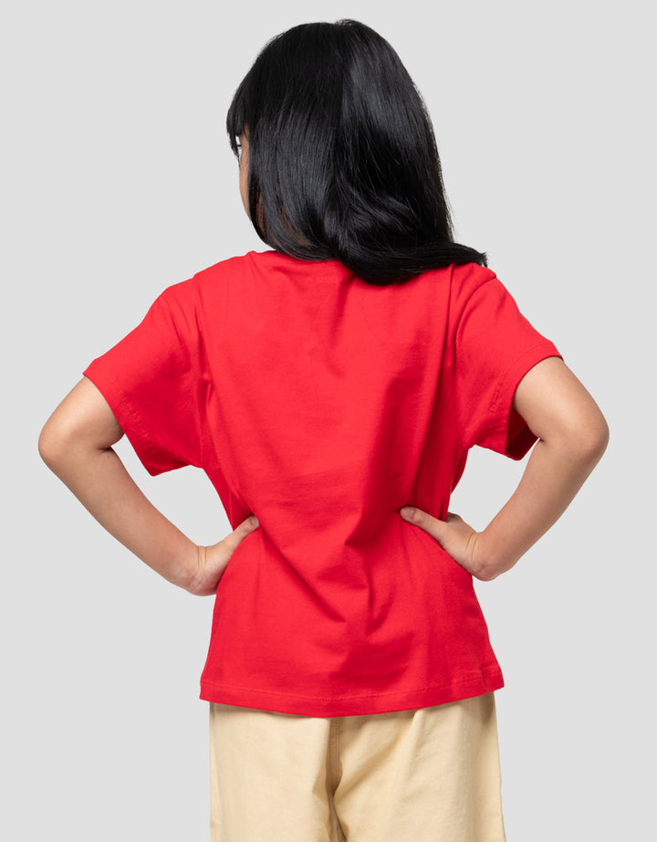 Little M Top Moody Kaos Anak Perempuan