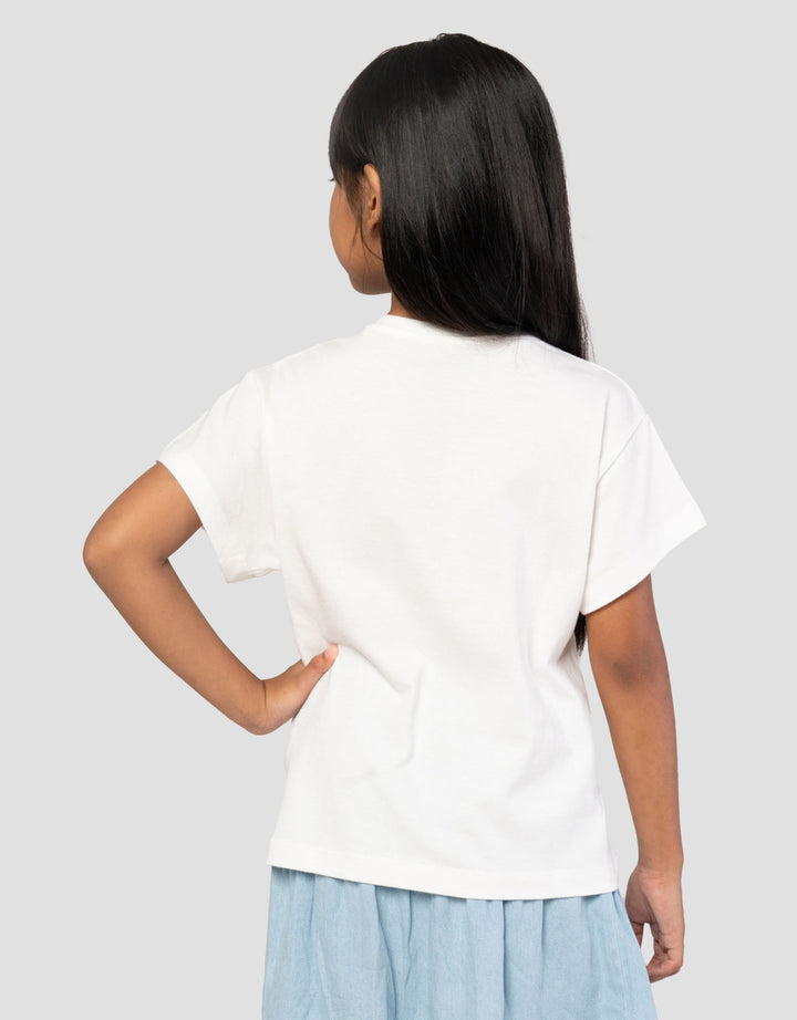 Little M Print Good Energy Kaos Anak Perempuan