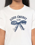 Little M Print Good Energy Kaos Anak Perempuan