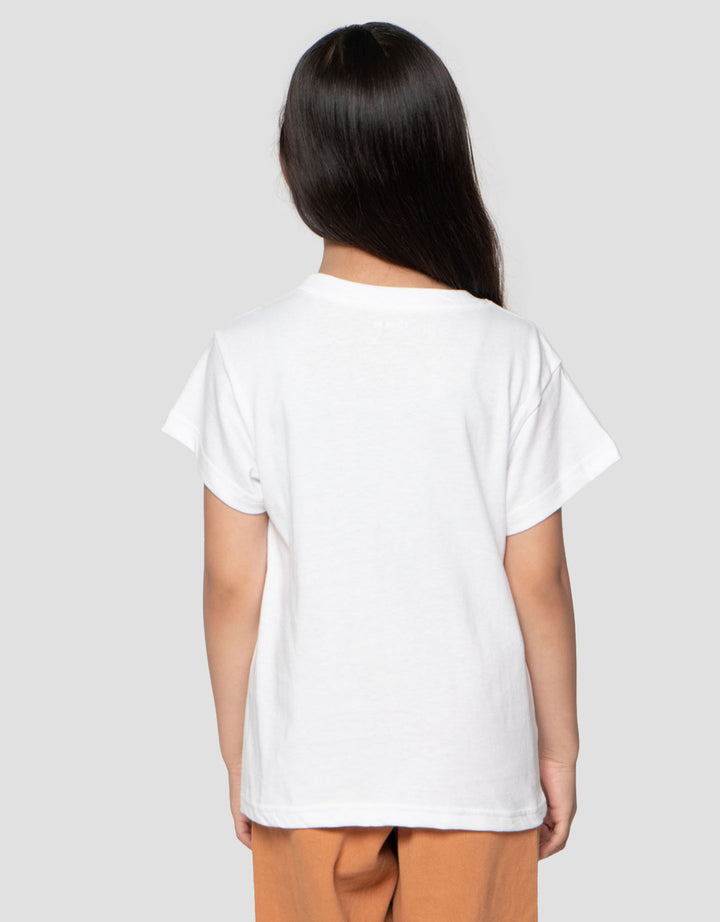 Little M Print Simple Day Dreamer Kaos Anak Perempuan