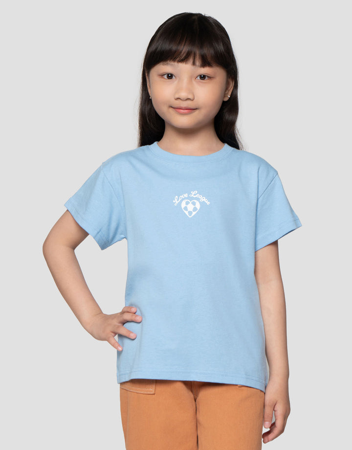 Little M Simple Love League Kaos Anak Perempuan
