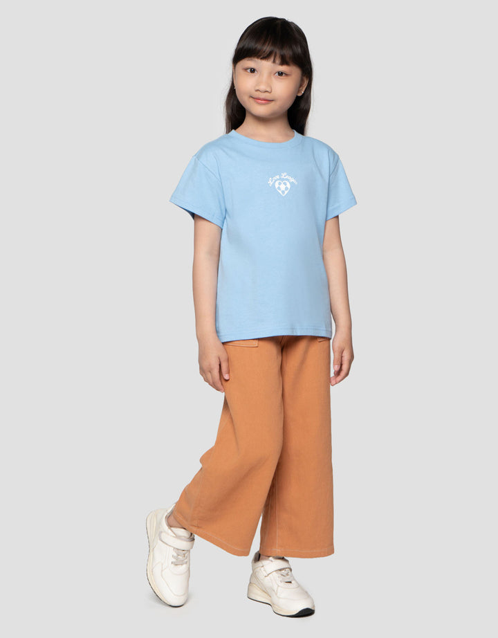 Little M Simple Love League Kaos Anak Perempuan
