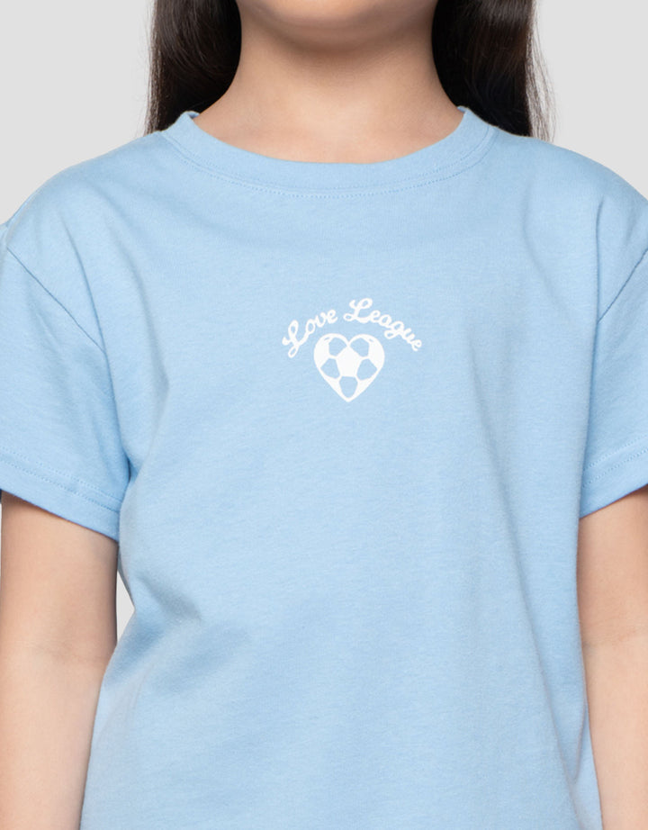 Little M Simple Love League Kaos Anak Perempuan