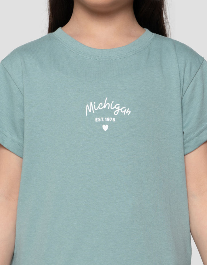 Little M Simple Smile Kaos Anak Perempuan