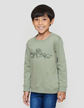 Little M Dino Outline Sweater Anak Laki-laki