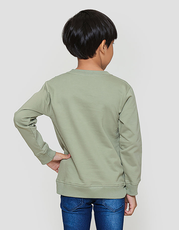Little M Dino Outline Sweater Anak Laki-laki