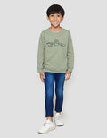 Little M Dino Outline Sweater Anak Laki-laki