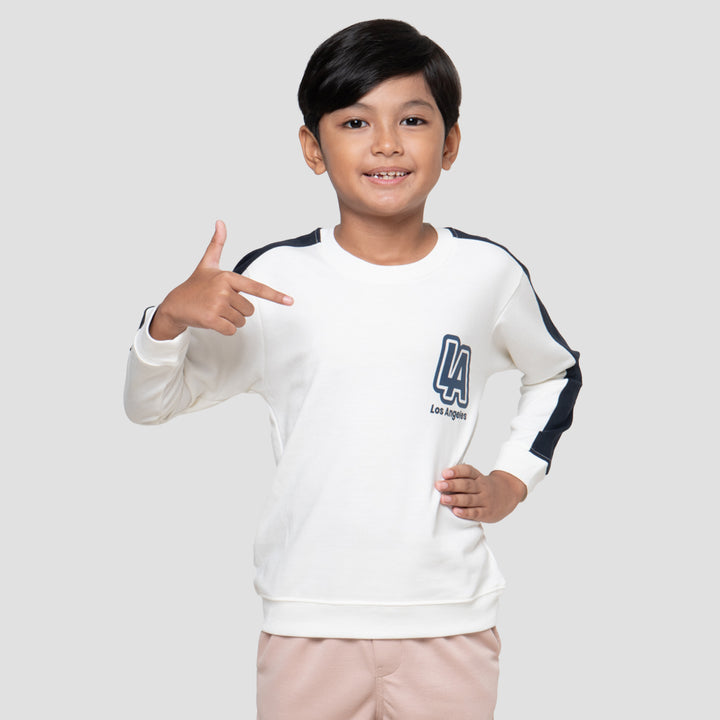 Little M Komb La Dp Sweater Anak Laki-laki