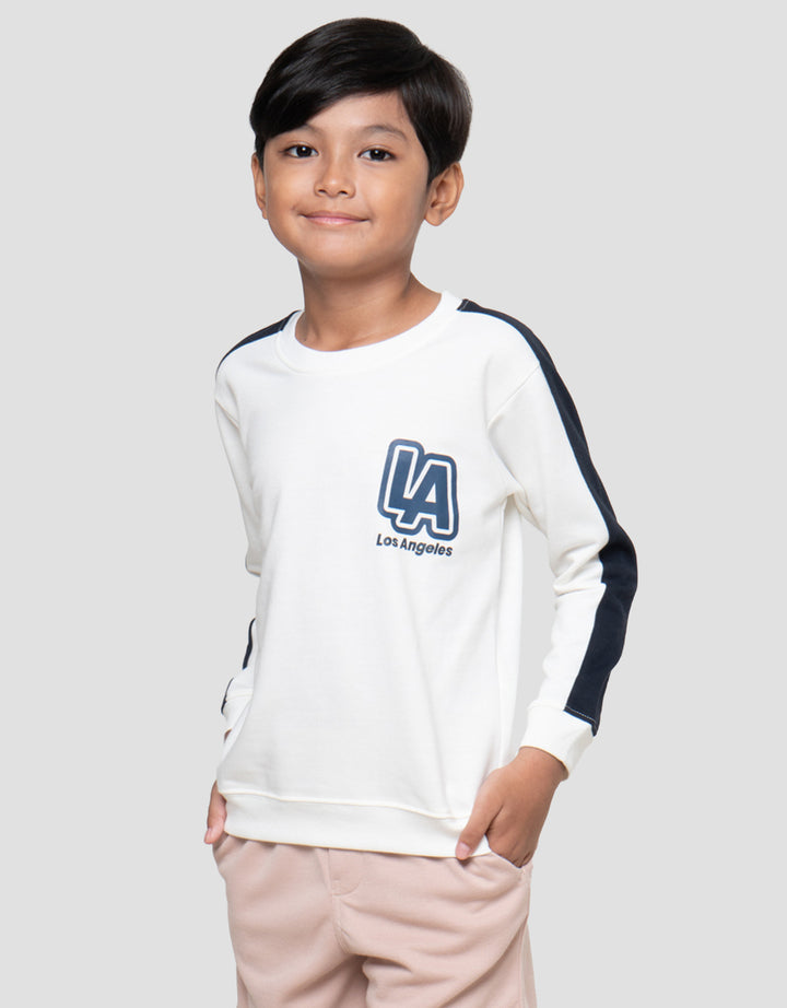 Little M Komb La Dp Sweater Anak Laki-laki