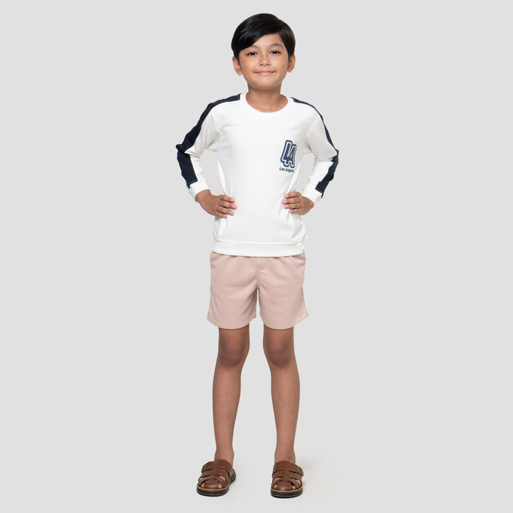 Little M Komb La Dp Sweater Anak Laki-laki