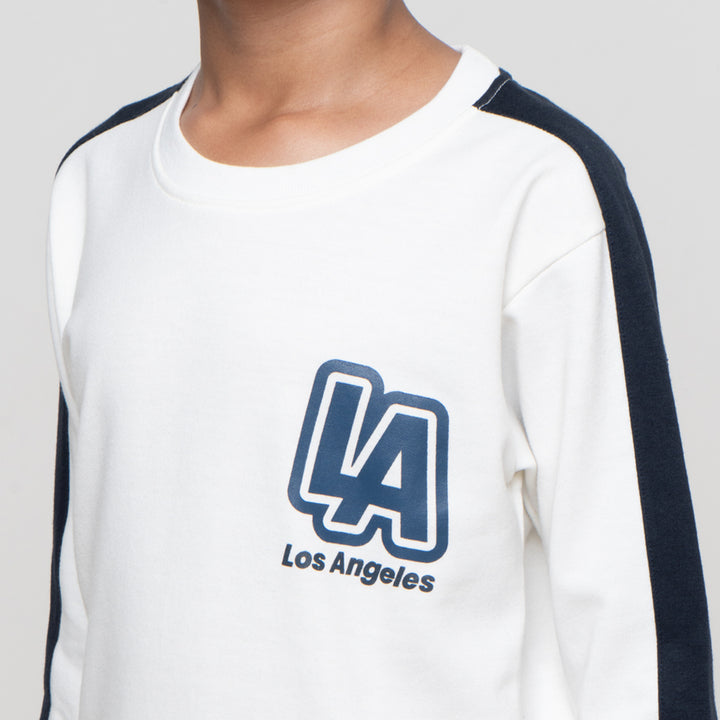 Little M Komb La Dp Sweater Anak Laki-laki