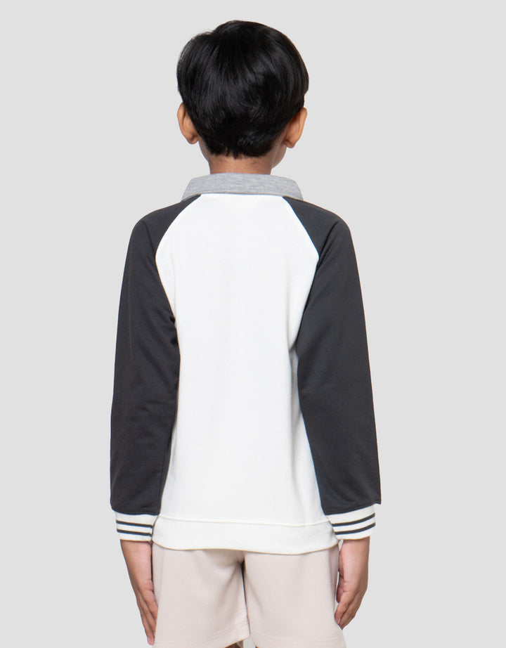 Little M Reglan Krah V Sweater Anak Laki-laki