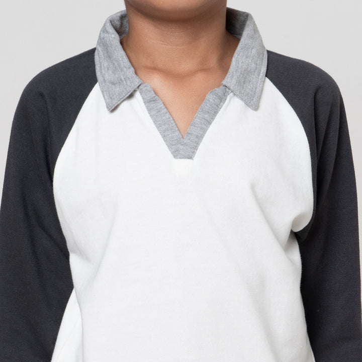 Little M Reglan Krah V Sweater Anak Laki-laki
