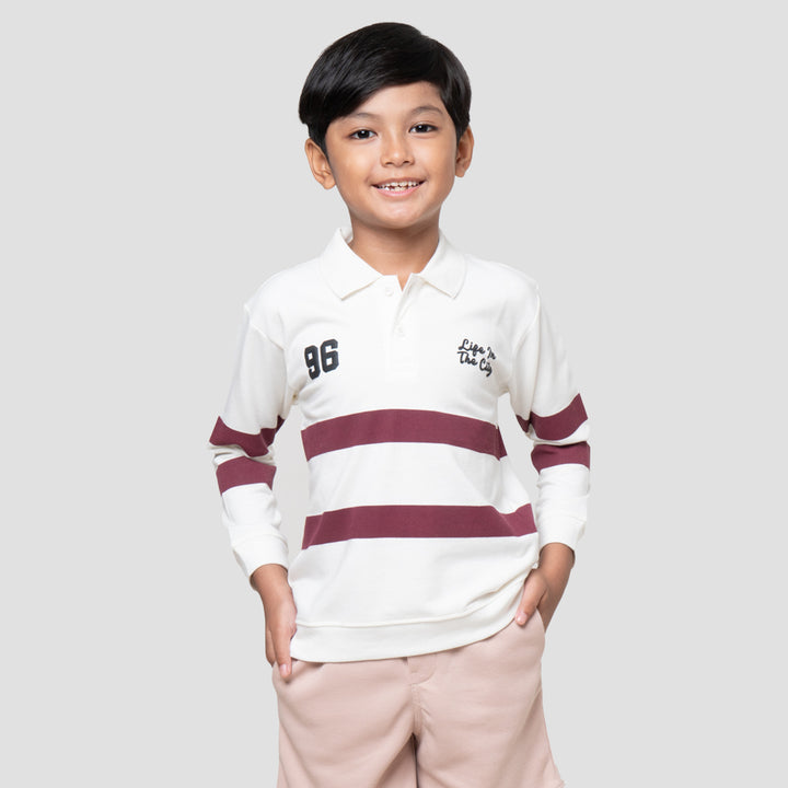 Little M Salur Komb Sweater Anak Laki-laki