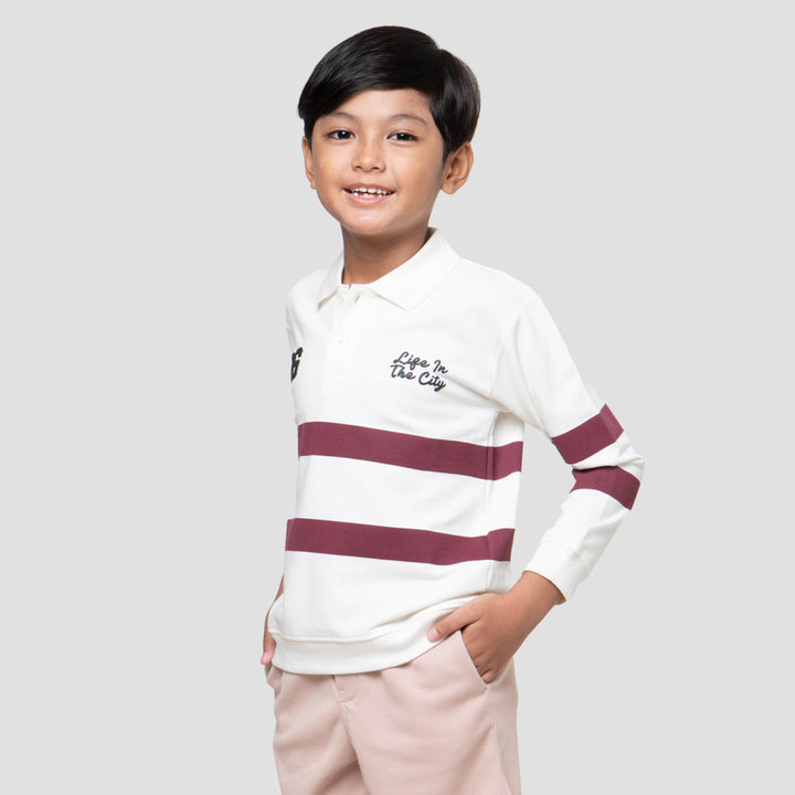 Little M Salur Komb Sweater Anak Laki-laki