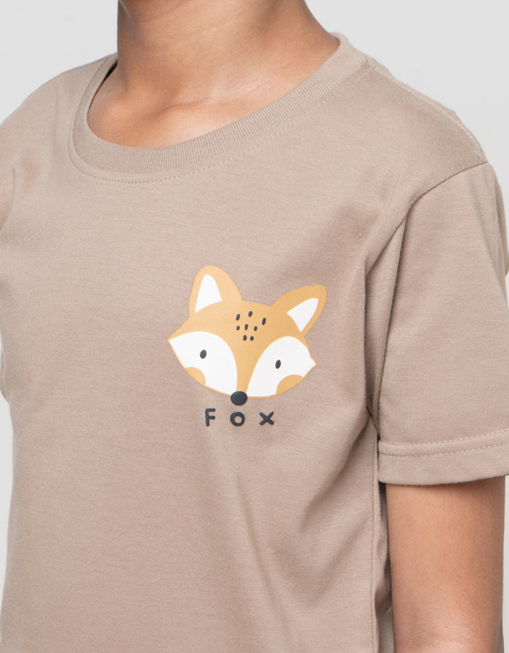Little M Fox Kaos Anak Laki-laki