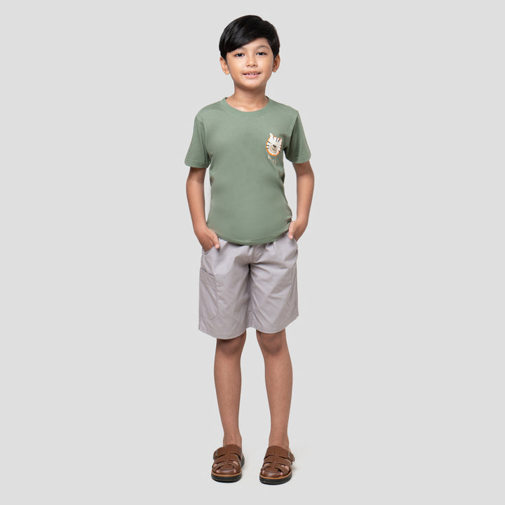 Little M Roar Kaos Anak Laki-laki