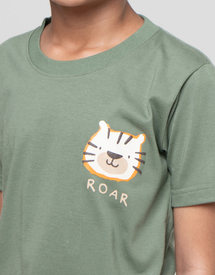 Little M Roar Kaos Anak Laki-laki