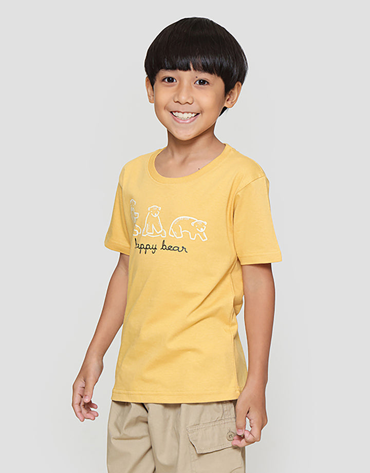 Little M Happy Bear Kaos Anak Laki-laki