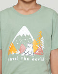 Little M Travel The World  Kaos Anak Laki-laki