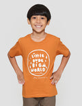 Little M Little Dude Big World Kaos Anak Laki-laki