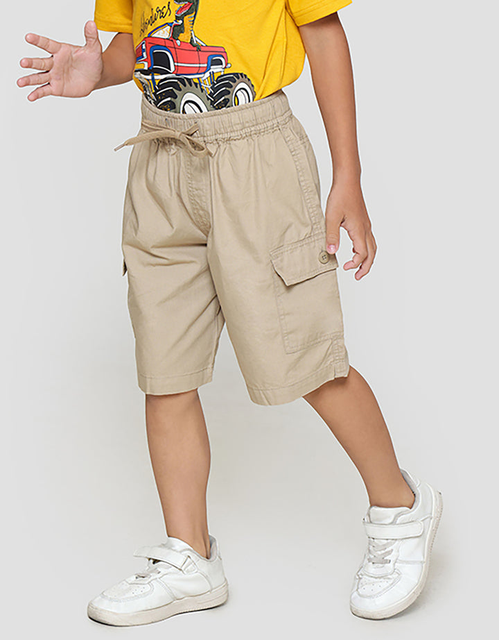 Little M Woven Ktg Kancing Celana Pendek Anak Laki-laki