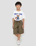 Little M Woven Ktg Kancing Celana Pendek Anak Laki-laki