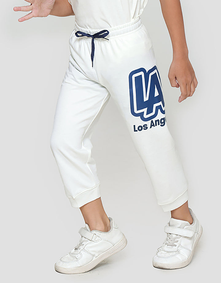 Little M Knit La Jogger Anak Laki-laki