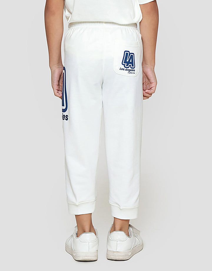 Little M Knit La Jogger Anak Laki-laki