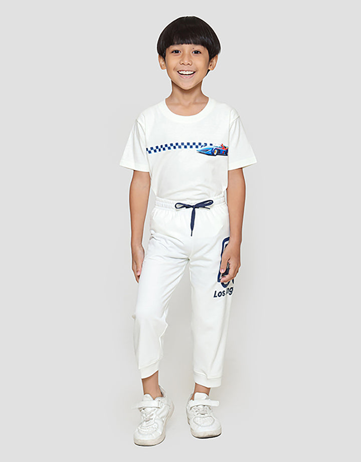 Little M Knit La Jogger Anak Laki-laki