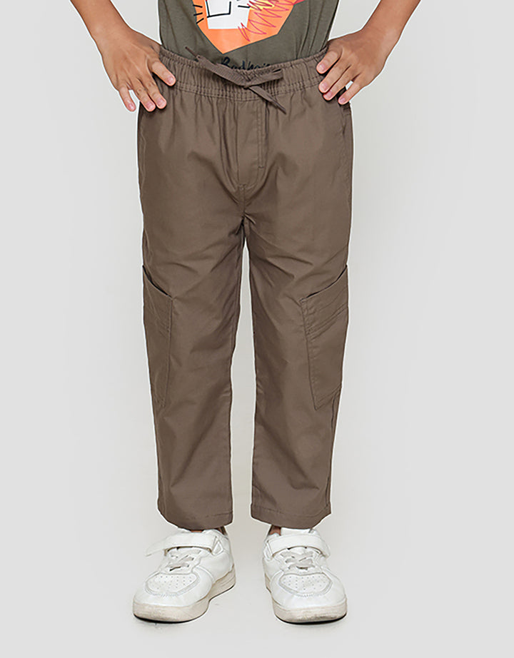 Little M Tempel Miring Celana Panjang Anak Laki-laki