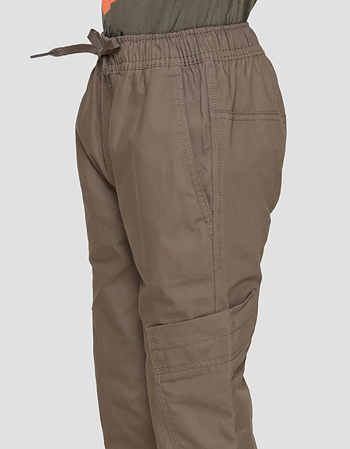 Little M Tempel Miring Celana Panjang Anak Laki-laki