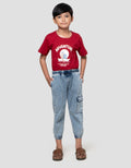 Little M Slub Cargo Ktg Jogger Denim Anak Laki-laki