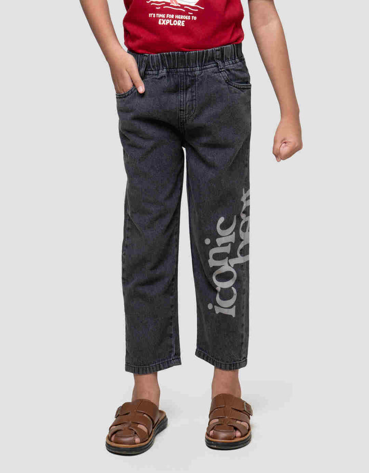 Little M Sablon Bdr Celana Denim Anak Laki-laki