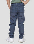 Little M Stretch Whisker Celana Denim Anak Laki-laki