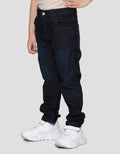 Little M Stretch Whisker Celana Denim Anak Laki-laki