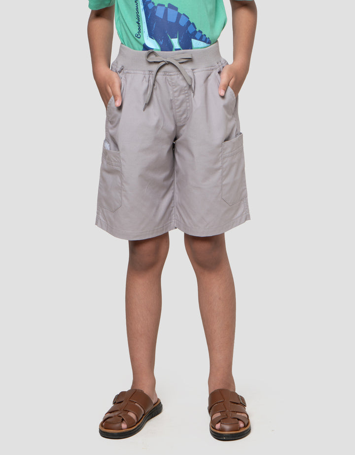 Little M Crop Rib Ktg Fellcro Celana Pendek Anak Laki-laki