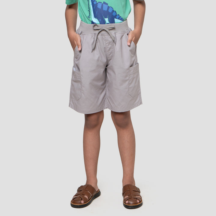 Little M Crop Rib Ktg Fellcro Celana Pendek Anak Laki-laki