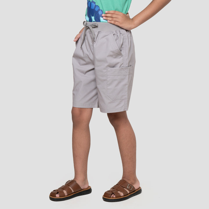 Little M Crop Rib Ktg Fellcro Celana Pendek Anak Laki-laki