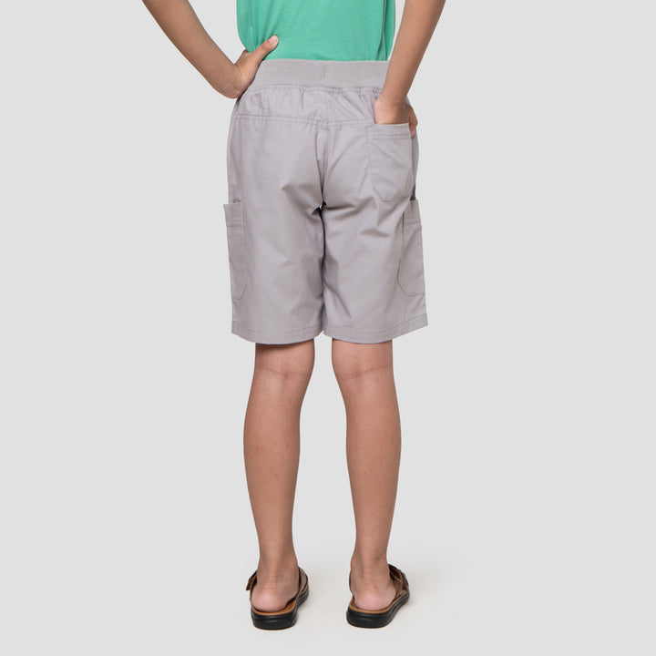 Little M Crop Rib Ktg Fellcro Celana Pendek Anak Laki-laki