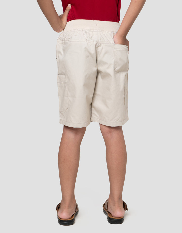 Little M Crop Rib Ktg Fellcro Celana Pendek Anak Laki-laki