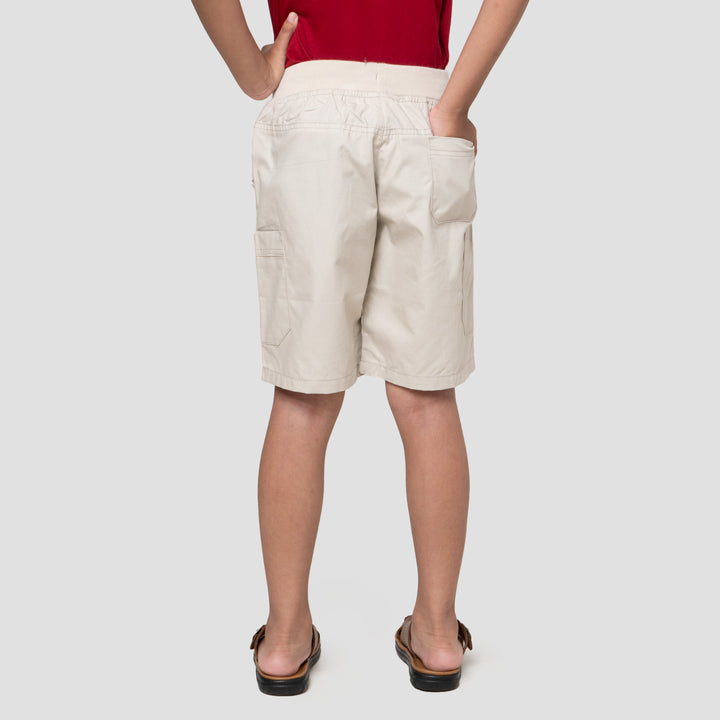 Little M Crop Rib Ktg Fellcro Celana Pendek Anak Laki-laki