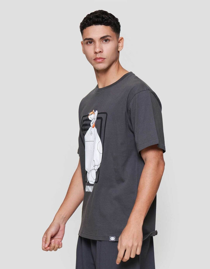 Disney Baymax Frontprint Kaos Pria